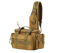 Tackle Bag: Waterproof Gear Bags, Outdoor Storage | Wear-resistant Multi-Compartment Organizer, A Durable Oxford Cloth Chest Bag For Camping
