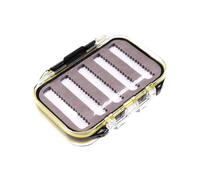 Tackle Box | Double Sided Lightweight Transparent Case | Small Fly Box For Trout | For Use In Rivers Streams Wading Boat Travel Daily Excursions Outdoor Adventures