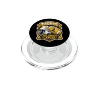 Tackle Childhood Cancer Awareness Football Gold Ribbon PopSockets PopGrip for MagSafe