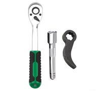 Tackle Difficult Repairs 3Pcs Crowbar Adapter Heads with Practical Extension Tool (C)