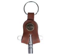Tackle Instrument Supply Co. Drum Key with Leather Case Mahogany