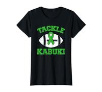 Tackle Kabuki Syndrome Green Awareness Ribbon Kabuki Value Graphic T-Shirt, Women, Black, S