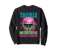 Tackle Metastatic Breast Cancer American Football Helmet Sweatshirt