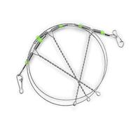 Tackle Rigs Fishing Leader Stainless Steel Wire Traces With Swivels Snap Connect Beads Line With Swivels Wire Traces Rig Saltwater Freshwater