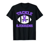 Tackle Sjogren's Syndrome Purple Awareness Ribbon Value Graphic T-Shirt