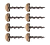 Tacks for Furniture Upholstery 40 Brass Self-Tapping Screws with Caps for Wood Decorative Trim for Sofa Decoration(Bronze)