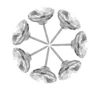 Tacks for Furniture Upholstery 60Pcs 25mm Diamond Crystal Upholstery Nails for Sofa Headboard Decorative Tacks for Sofa Decoration