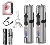 Taclite Mini - The Ultimate Everyday Micro Tool Priormer 500 High Lumens Rechargeable LED Magnetic Flashlight with Hat Clip Waterproof 3 Brightness for Camping Emergency