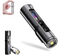 Taclite Mini - The Ultimate Everyday Micro Tool, Super Bright Hand Flashlight, Rechargeable LED Magnetic Super Bright Tactical Flashlight with Hat Clip, 9 Lighting Modes, Waterproof Pocket Torch