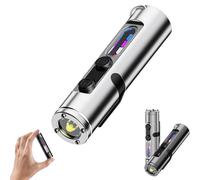 Taclite Mini - The Ultimate Everyday Micro Tool, Taclite Mini Torch, 9 Lighting Modes, Waterproof, for Outdoor Adventures or Power Outage Situations (Silver)