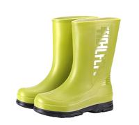 tacniseyw Wellington Boots Women Men Mid Calf Waterproof Rain Boot Non Slip Garden Boots Ladies Outdoor Walking Wellies Durable Comfortable Welly Boot for Hiking Trekking Fishing