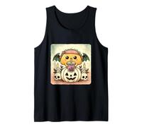 Taco Bat Kawaii Pastel Goth Creepy Cute Skeleton Tank Top
