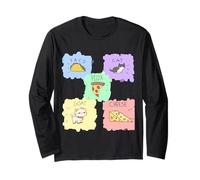 Taco Cat Goat Cheese Pizza Artwork 2 Long Sleeve T-Shirt