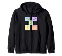 Taco Cat Goat Cheese Pizza Artwork Zip Hoodie