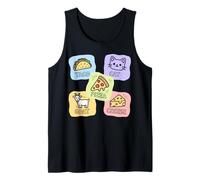 Taco Cat Goat Cheese Pizza Fun Tank Top