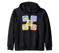 Taco Cat Goat Cheese Pizza Fun Zip Hoodie