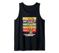 Taco Cat Goat Cheese Pizza Meme Tank Top