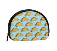 Taco Coin Purse Women Wallet | Portable Lightweight Small Bag Mini Shell Wallet For Cards Coins Cash Lipstick Keys