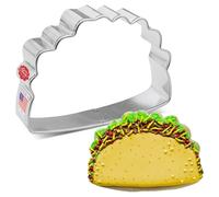 Taco Cookie Cutter, 2.54" Made in USA by Ann Clark