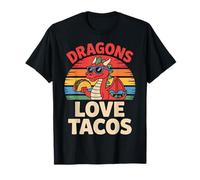 Taco Craving Dragons Love Tacos for Beast Fans T-Shirt