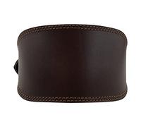 Taco Dog, Sighthound Dog Collar Handmade from Thick Full Grain Leather - Soft, Durable, Sturdy Material for a Gentle, Comfortable Fit - Wide Style with Buckle Latch for a Secure Hold - Bourbon Brown