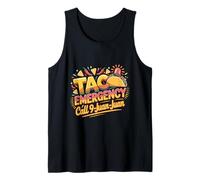 Taco Emergency Call 9 Juan Juan | Funny Mexican Food Humor Tank Top