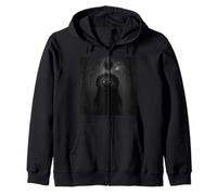 Taco Grim Reaper Cloak Scary Horror Heart Halloween Zip Hoodie
