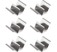 Taco Holder Set of 6 Stainless Steel Taco Stand Baked Taco Rack with Handle, Each Rack Holds Up to 2 Tacos, Oven, Grill & Dishwasher Safe Taco Holders (Set of 6)