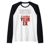 Taco Hotter Than Your Ex Latina Spicy Vibes Womens Top Raglan Baseball Tee