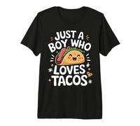 Taco Just A Boy Who Loves Tacos Premium T-Shirt