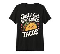 Taco Just A Girl Who Loves Tacos Premium T-Shirt
