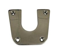 TACO Marine F16-0080 High Polish Stainless Steel Side Mount Table Pedestal Receptor