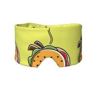 Taco Mexican Food, Full Eye Covers Light Blocking Eye Mask Sleep Eye and Ear Muffs