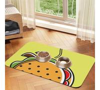 Taco Mexican Food,Waterproof Pet Feeding Mat,PU Leather Placemats for Cat Dog Water Bowl,Food Mats,40x60cm