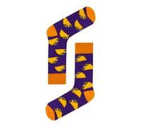 Taco Pattern Cute Fun Socks Gifts Fast Food Novelty Funky Unisex Premium Cotton