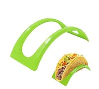 Taco Rack - Taco Holder Stands | Colorful Taco Rack Holders | Taco Tray Plates | Small Taco Tray | Taco Rack Stand for Dinner | Single Taco Holder | Dishwasher Safe Taco Tray for Restaurant