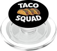 Taco Squad Crunchy Tacos Fans Dinner Night Mexican Eatery PopSockets PopGrip for MagSafe