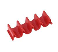 Taco Stand Rack - Sturdy Material Holder, Food Serving Tray | Wide Size Shell Support Rack With Curved Slots, Multifunctional Taco Keeper For Holding Tacos Upright While Cooking Plating Lunch Dinner S