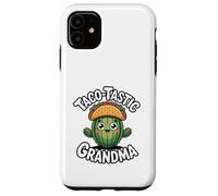 Taco Tastic Grandma Cute Taco Cactus Loves Mexican Food Case for iPhone 11