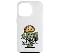 Taco Tastic Grandma Cute Taco Cactus Loves Mexican Food Case for iPhone 13 Pro