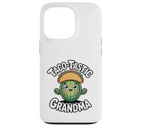Taco Tastic Grandma Cute Taco Cactus Loves Mexican Food Case for iPhone 13 Pro