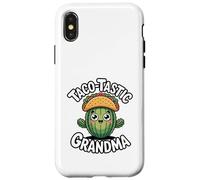 Taco Tastic Grandma Cute Taco Cactus Loves Mexican Food Case for iPhone X/XS
