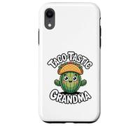Taco Tastic Grandma Cute Taco Cactus Loves Mexican Food Case for iPhone XR