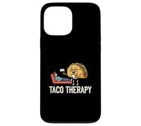Taco Therapy Funny Food Humor Mexican Food Lover Case for iPhone 13 Pro Max