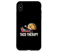 Taco Therapy Funny Food Humor Mexican Food Lover Case for iPhone XS Max