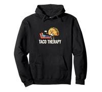 Taco Therapy Funny Food Humor Mexican Food Lover Pullover Hoodie