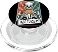 Taco Tuesday Cinco De Mayo Funny Skeleton Mexican Taco Lover PopSockets PopGrip for MagSafe