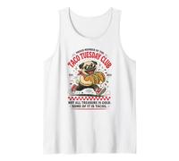 Taco Tuesday Club Funny Pug Not All Treasure Tank Top
