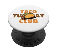 Taco Tuesday Club - Mexican Food PopSockets Adhesive PopGrip