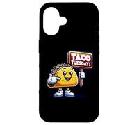 Taco Tuesday Mascot, Funny Mexican Food, Politics Case for iPhone 16